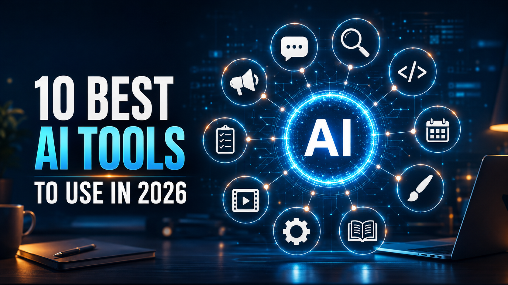 10 Best AI Tools to Use in 2026 for Work, Coding and Marketing