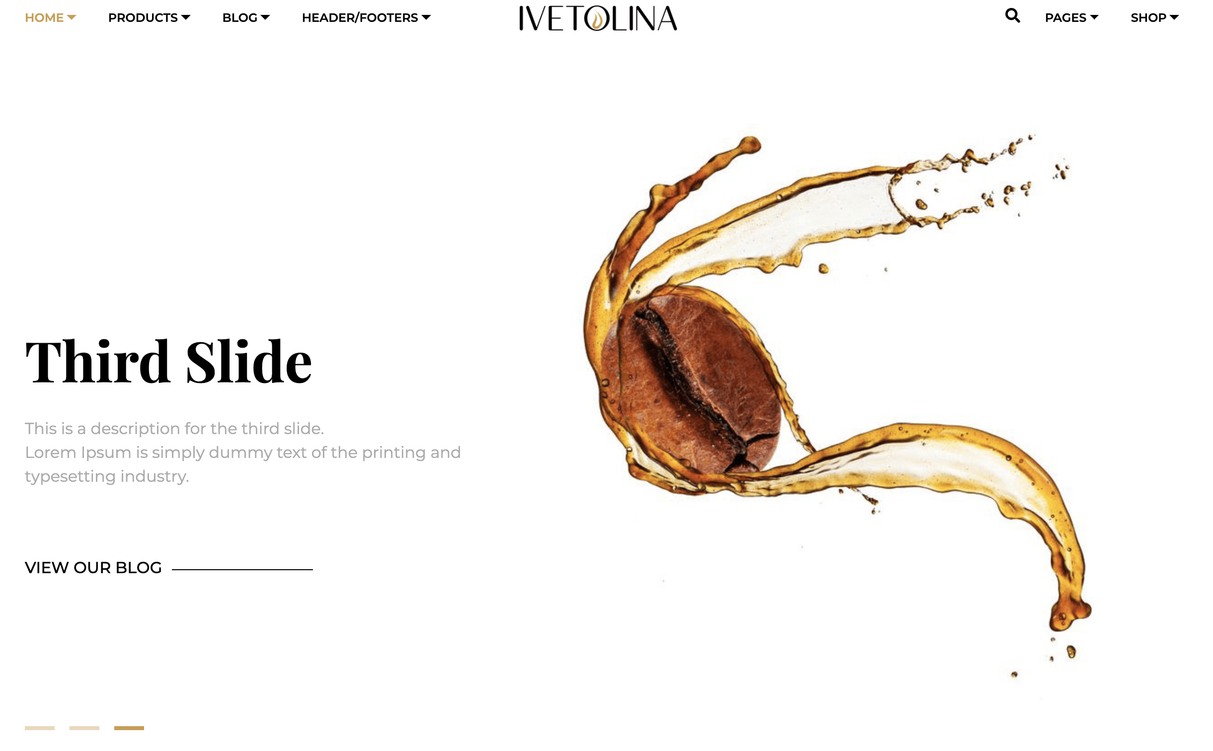 Ivetolina HTML Theme- Coffee, Tea & Accessories Online Shop