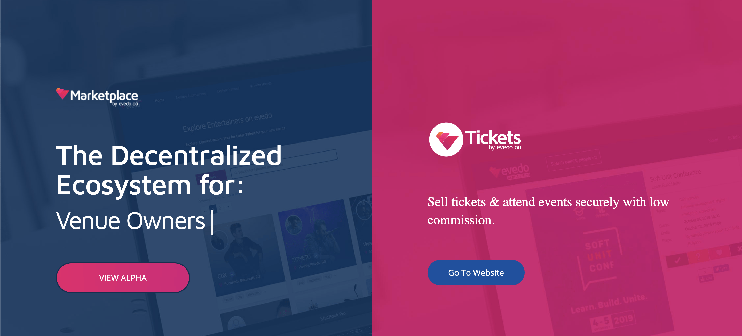 Partnering with Evedo the blockchain project for tickets selling