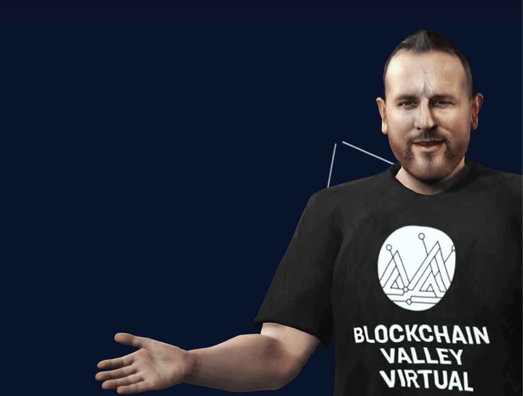 Blockchain Valley website and 3D development with three.js
