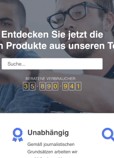 Experten Testen is large compare products in Germany, we connect APIs for easy compares creation