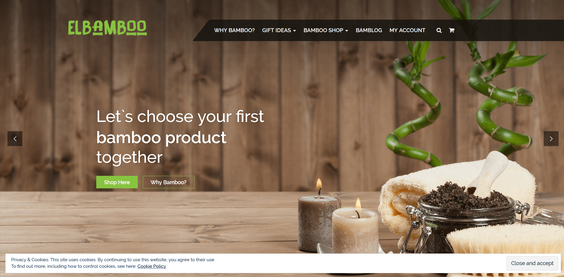 Elbammbo web store created by Entro Solutions